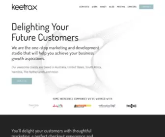 Keetrax.com(Web Development and Marketing Studio in New Zealand) Screenshot