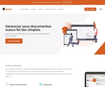 Keeva.io(Software de gerenciamento eletrônico de documentos) Screenshot