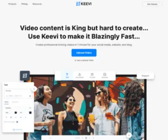 Keevi.io(Content Repurposing Tool) Screenshot