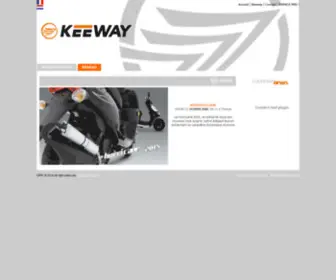 Keeway.be(Site officiel France) Screenshot