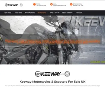Keeway.co.uk Screenshot
