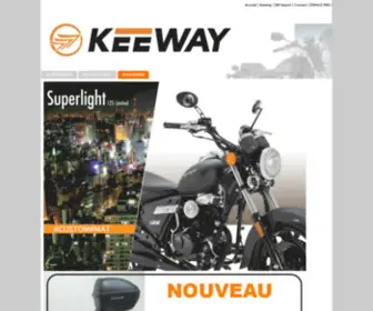 Keeway.fr(KEEWAY MOTOCYCLES) Screenshot