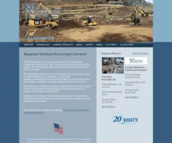 Keex.net(K & E Excavating Inc) Screenshot