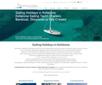 Kefaloniasailing.com(Kefalonia Sailing Charters) Screenshot