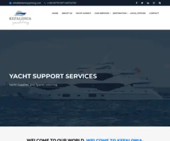 Kefaloniayachting.com(Sailing and Yacht services) Screenshot