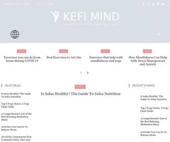 Kefimind.com(Mind, Body, and Soul Restoration) Screenshot