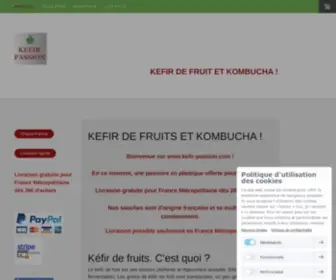 Kefir-Passion.com(KEFIR DE FRUIT ET KOMBUCHA) Screenshot