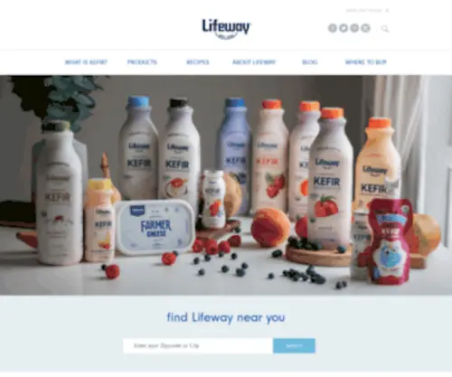 Kefir.com(Lifeway Kefir) Screenshot