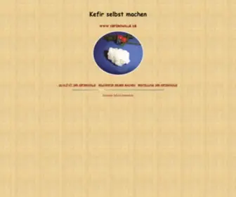 Kefirknolle.de(Frischen Milchkefir selber machen) Screenshot