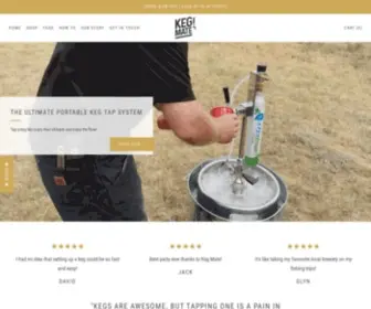 Keg-Mate.com(The Keg Mate Portable Beer Tap) Screenshot