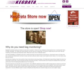 Kegdata.com(The love of beer and never running out) Screenshot