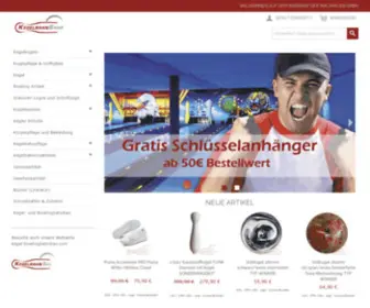 Kegelbahnshop.de(Kegelkugeln und Zubehör online kaufen bei kegelbahnshop. Der Online) Screenshot