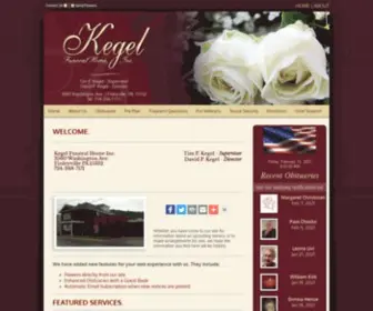 Kegelfuneralhome.com(Kegel Funeral Home Inc) Screenshot