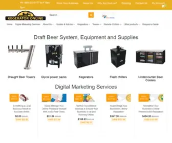 Kegeratoronline.com(Draft Beer Store San Diego) Screenshot