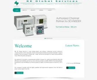 KeGlobalservices.in(KE Global Services) Screenshot