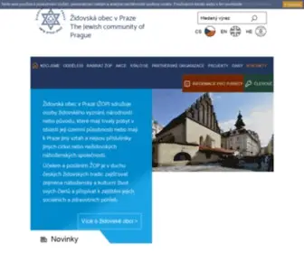 Kehilaprag.cz(Židovská) Screenshot
