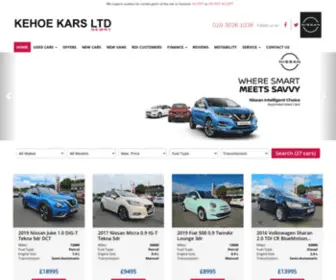 Kehoekars.com(New & Used Nissan Cars in Northern Ireland) Screenshot