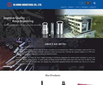 Kehung.com.tw(KE HUNG INDUSTRIAL CO) Screenshot