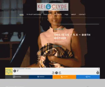 Keiandclyde.com(TV lovers talk on various podcasts) Screenshot