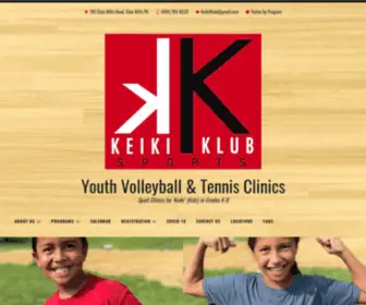 Keikiklub.com(Sport Clinics for 'Keiki' (Kids) in Grades K) Screenshot