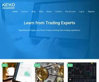 Keikoacademy.com(Learn to trade) Screenshot