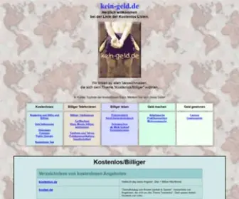 Kein-Geld.de(Für lau) Screenshot