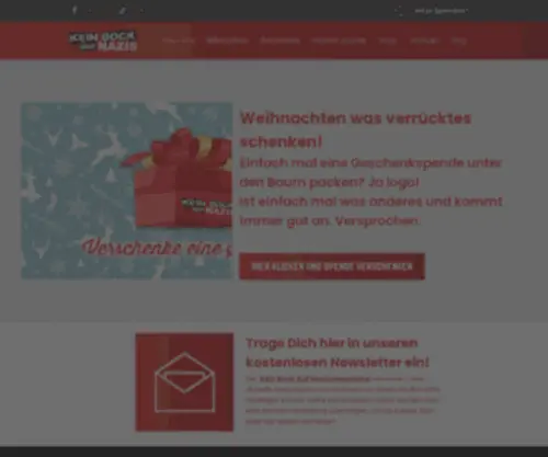 Keinbockaufnazis.de(Kein Bock auf Nazis) Screenshot