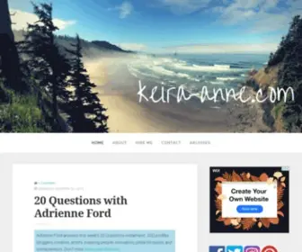 Keira-Anne.com(Vancouver Island Blog) Screenshot