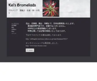 Keisbromeliads.com(Home) Screenshot