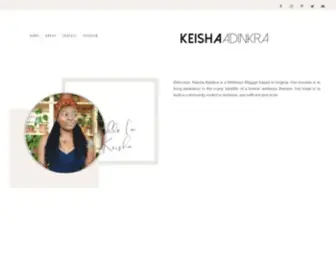 Keishaadinkra.com(Keisha Adinkra) Screenshot