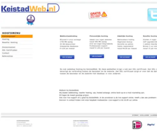 Keistadweb.nl(Keistadweb) Screenshot