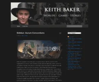 Keith-Baker.com(Keith baker's blog) Screenshot