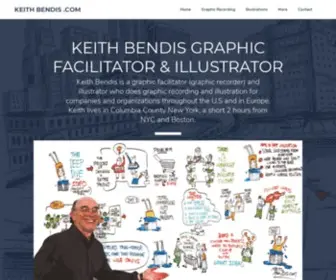 Keithbendis.com(Graphic Fascilitator & Illustrator) Screenshot