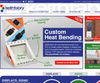 Keithfabry.com(Signs, Displays & Printing in Richmond, VA) Screenshot