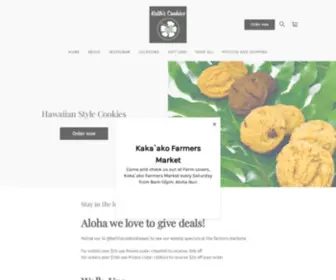 Keithscookieshawaii.com(Keith's Cookies Hawaii) Screenshot