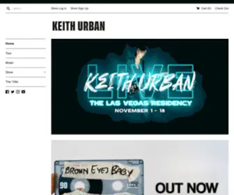 Keithurban.com(Keith Urban) Screenshot