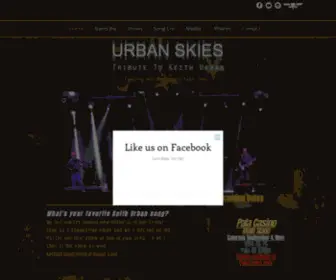 Keithurbantributeshow.com(URBAN SKIES Keith Urban Tribute Band) Screenshot