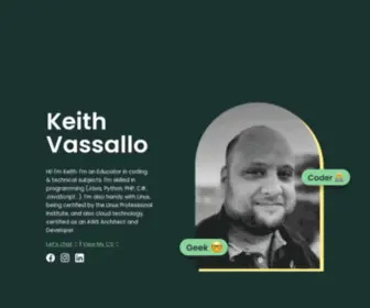 Keithvassallo.com(Keith Vassallo) Screenshot