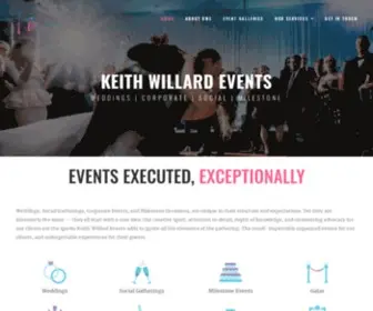 Keithwillardevents.com(Keith Willard Events) Screenshot