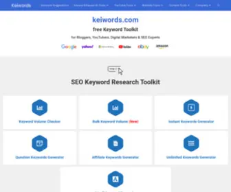 Keiwords.in(100% Free SEO Tools) Screenshot