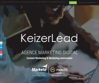 Keizerlead.com(Agence Marketing Digital) Screenshot