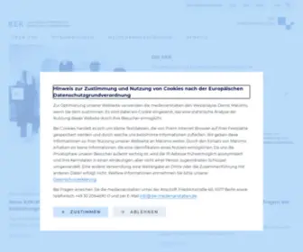 Kek-Online.de(Kommission zur Ermittlung der Konzentration im Medienbereich) Screenshot