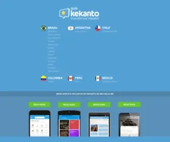 Kekanto.com(Transforme cidades) Screenshot