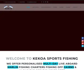 Kekoa.com.au(Kekoa Sports Fishing) Screenshot