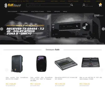 Keksound.com.br(K&K Sound) Screenshot