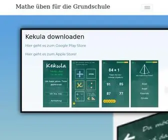 Kekula.de(Mathe üben für die Grundschule) Screenshot