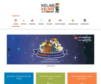 Kelabnuri.com.my(Kelab Nuri Bank Rakyat) Screenshot