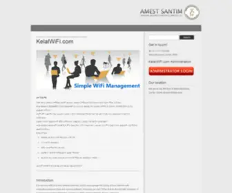 Kelalwifi.com(A cloud based WiFi management and control system for Ethiopia) Screenshot