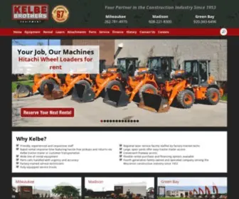 Kelbebros.com(Heavy Equipment Rental) Screenshot