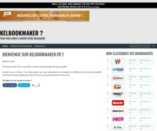 Kelbookmaker.fr Screenshot